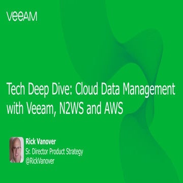 AWS Summit Singapore 2019 | Tech Deep Dive: Cloud Data Management with Veeam,...