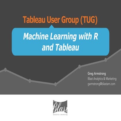 Machine Learning with R and Tableau