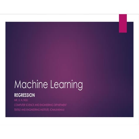 Machine-Learning-Unit2Machine Learning-Machine Learning--Regression.pdf
