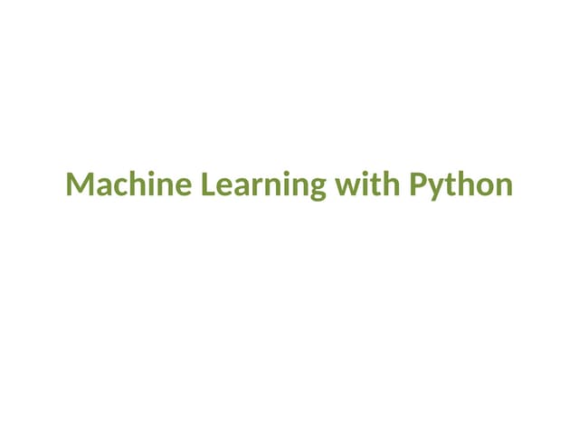 machine-learning-with-python usage in.ppt