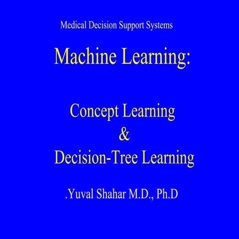Machine Learning | PPT