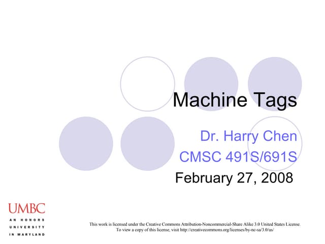 Machine Tags