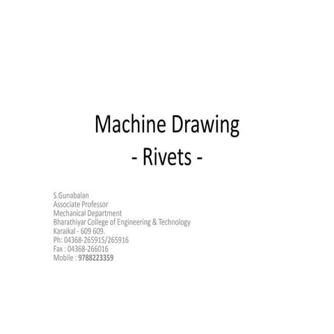 Machine drawing