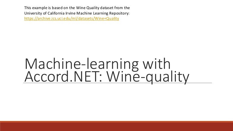 uci archive datasets