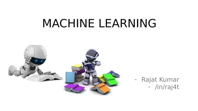 Machine Learning