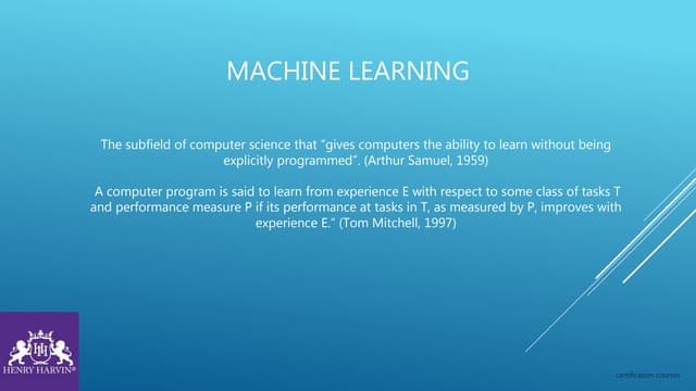 Machine learning | PPT