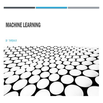 MACHINE LEARNING for BCA students  .pptx