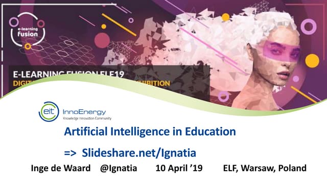 Artificial Intelligence in Education focusing on the Skills3.0 project
