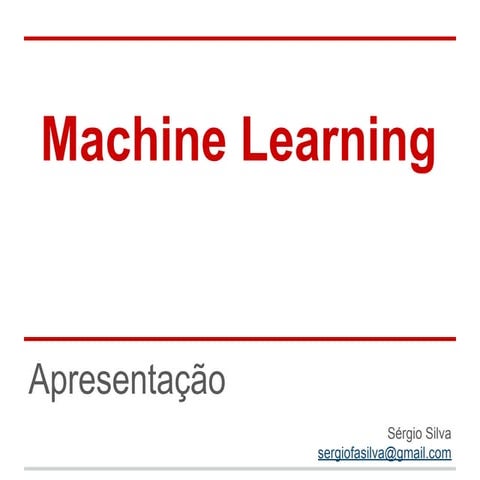Introdução a Machine Learning | PDF