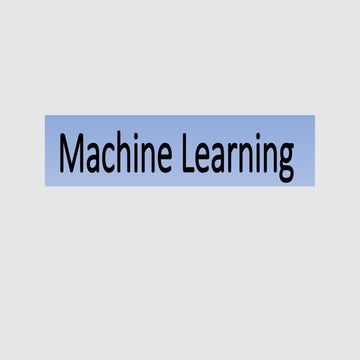 Machine learning Summer Training report | PDF