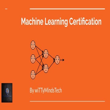 Machine Learning Cetification