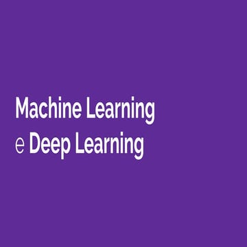 Machine Learning e Deep Learning em PHP - PHPSC Conf 2019 - Blumenau ...