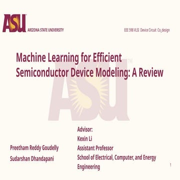 Machine Learning Techniques for Efficient Semiconductor Device Modeling ...