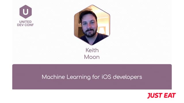 Keith Moon "Machine learning for iOS developers" 
