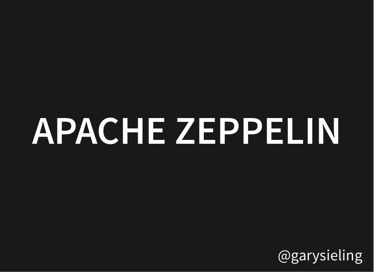 zeppelin machine learning