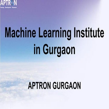 Machine Learning Institute in Gurgaon.pdf