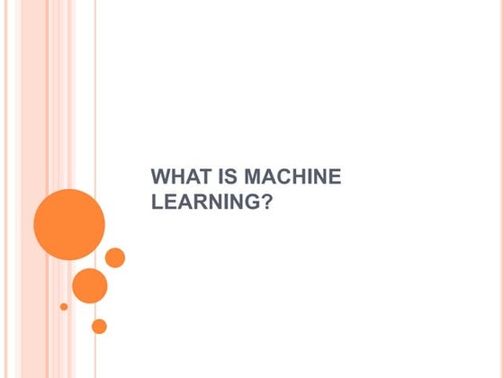 Types of Machine Learning | PPT