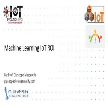 ROI of Machine Learning In IoT