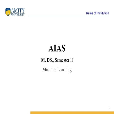 Machine Learning M1A.ppt for supervise and unsupervise learning