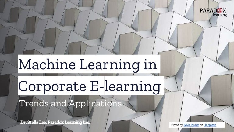 e learning machine learning