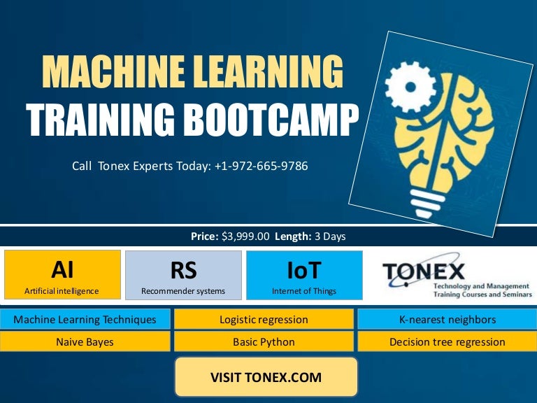 Machine Learning Training Bootcamp