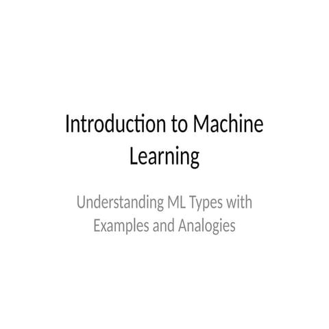 Machine_Learning_Types_Examples_Analogie | PPT