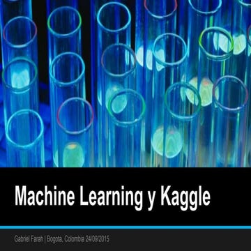 Machine learning y Kaggle