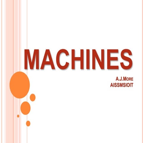 Machines