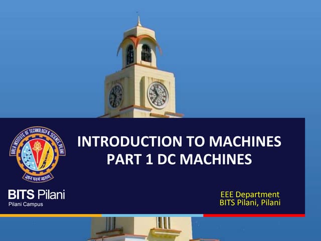 DC MACHINES