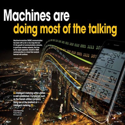 Machines are doing most of the talking