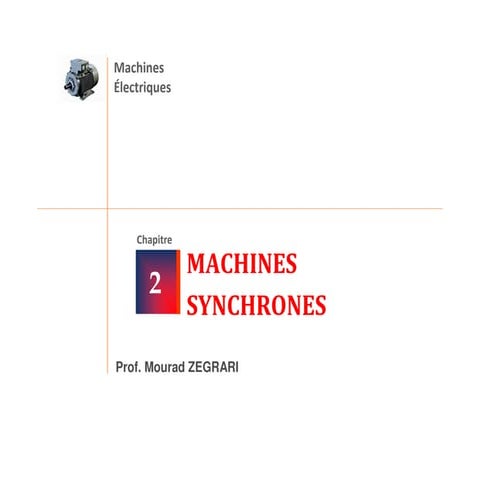 Machine synchrone fonctionnement génératrice | PDF