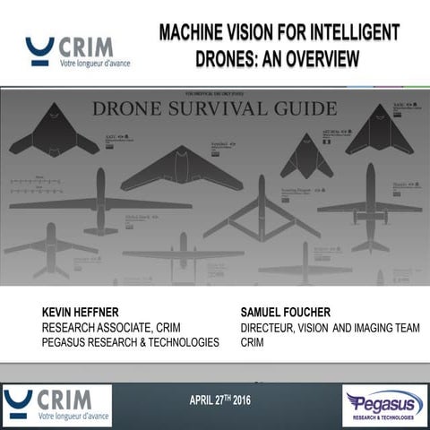 Machine Vision for Intelligent Drones: An Overview