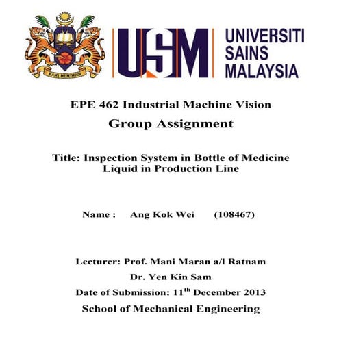 Machine vision project