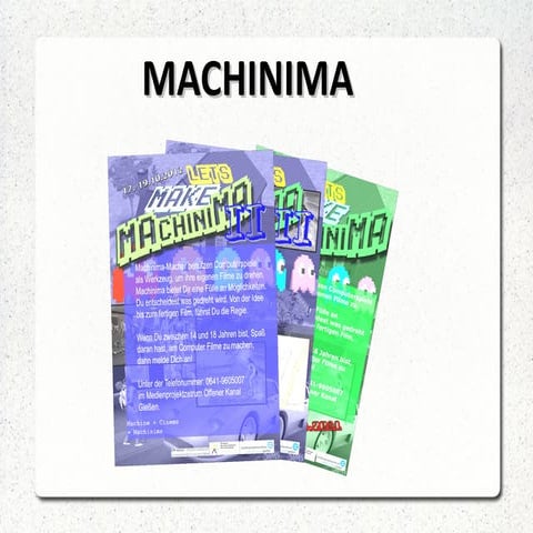 Machinima präsentation