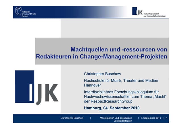 Machtquellen und -ressourcen von Re...