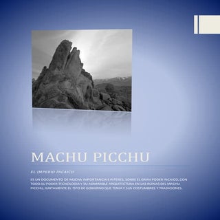 Machu picchu