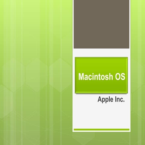 Macintosh OS