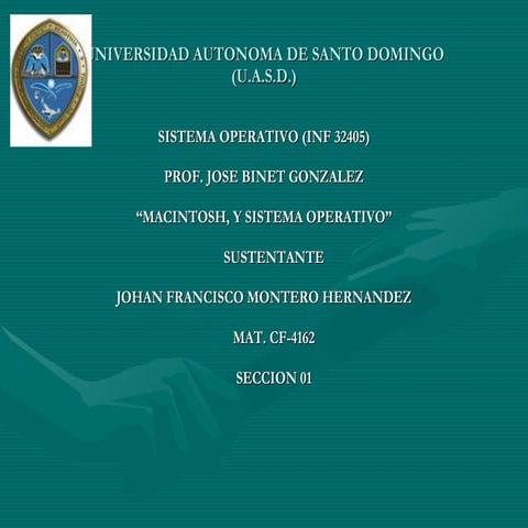 Trabajo sobre Macintosh