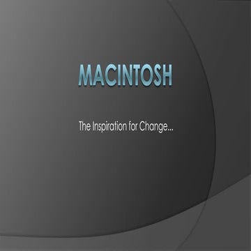 Macintosh ppt