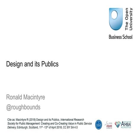 Macintyre  Design and its Publics