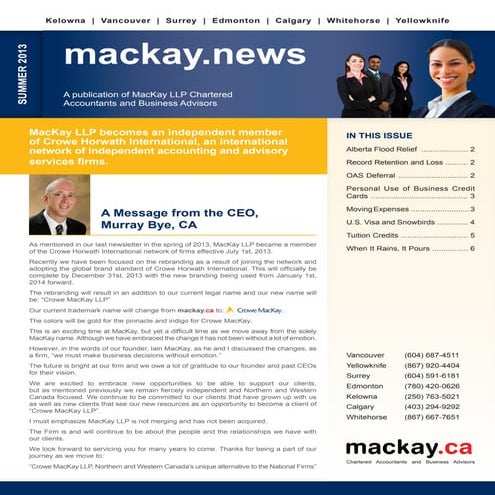 Understanding the CRA Notice of Assessment | DOCX