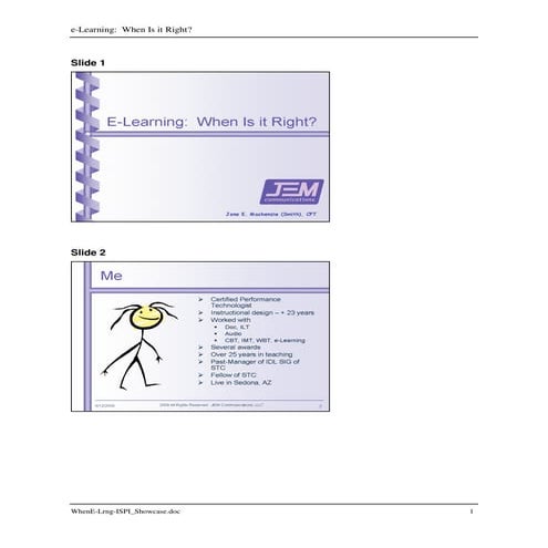 E learning development program | PDF