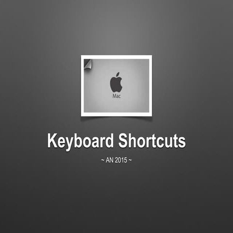 MAC Keyboard Shortcuts