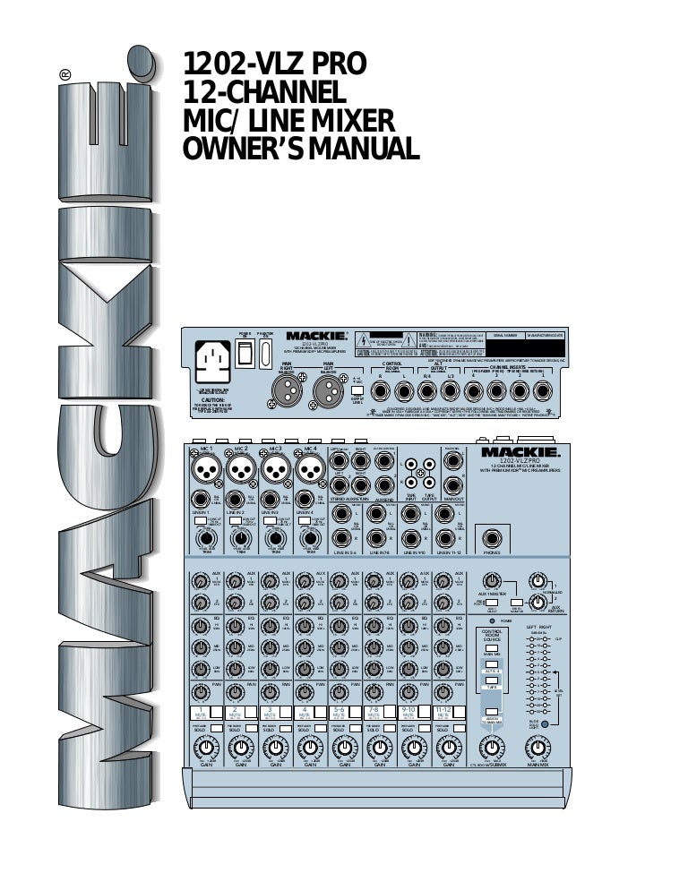 Mackie 12 Vlz