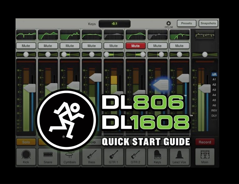 Manual dos mixers Mackie DL1608/ DL808 (PORTUGUÊS)