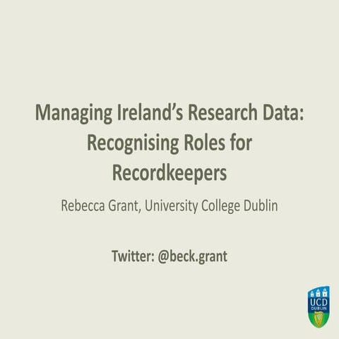 Managing Ireland's Research Data - 3 Research Methods