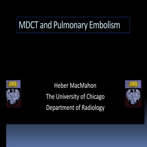 Pulmonary embolism ventilation perfusion scan | PPTX