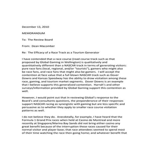 cbre letter to review board | PDF
