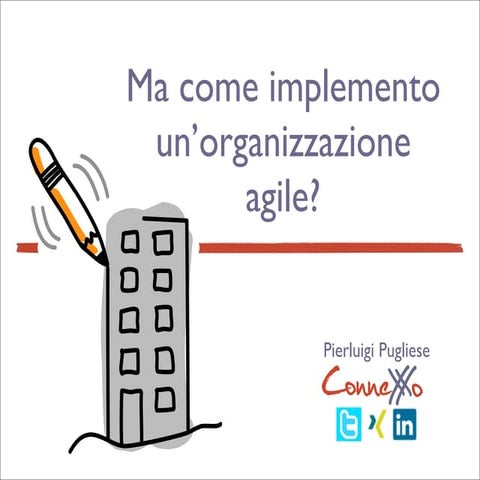 Ma come implemento un'organizzazione agile?