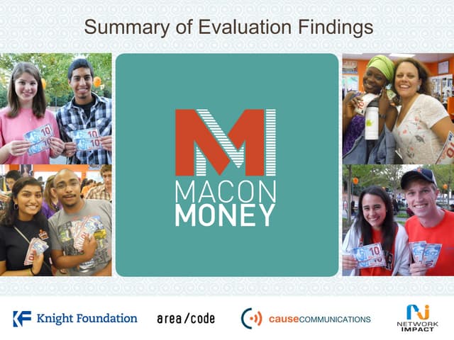 Macon Money Game Evaluation Summary